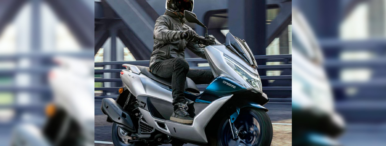 CFMoto lança scooter para competir com a Honda PCX